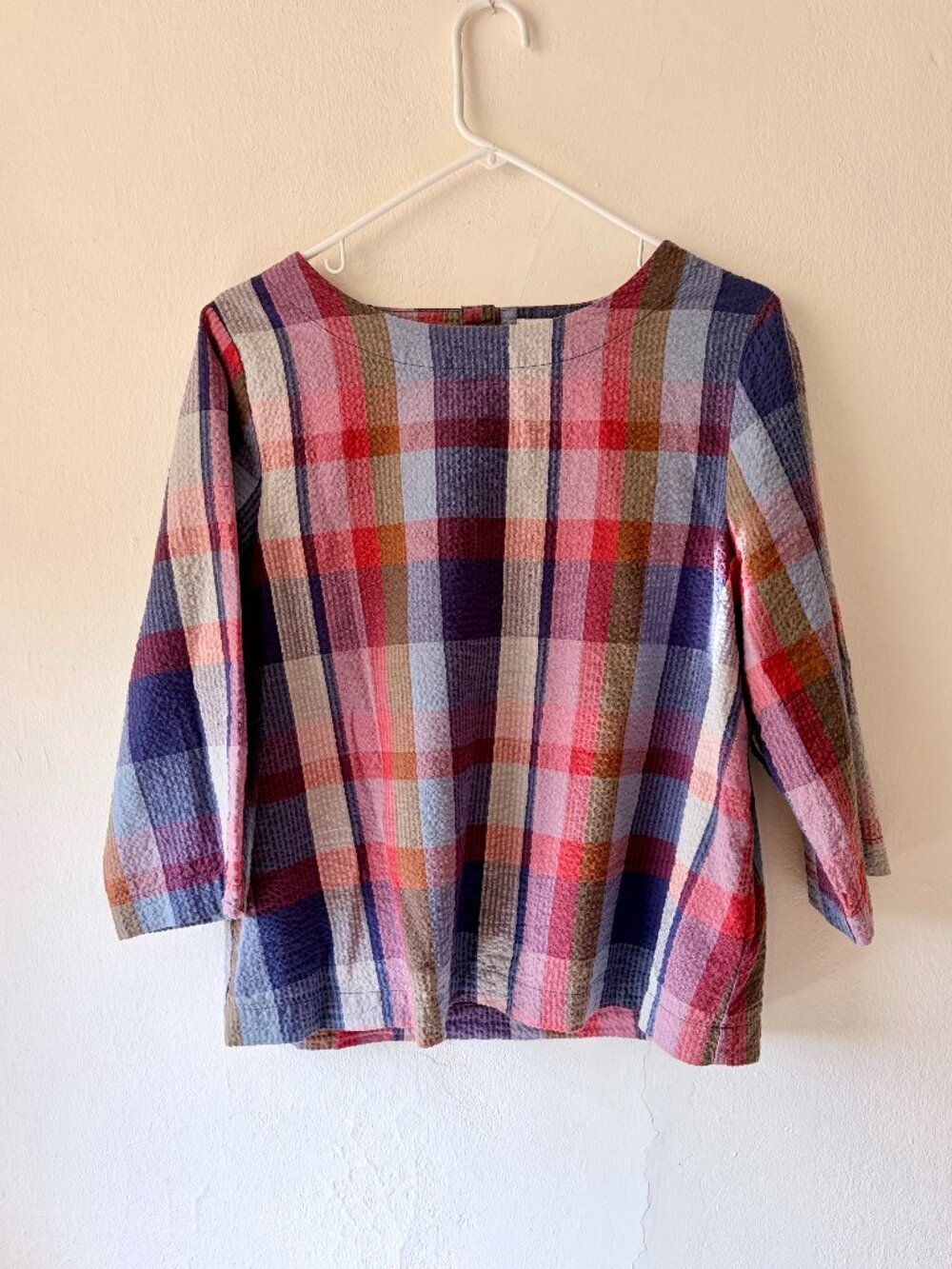 Seasalt Cornwall Seersucker Top, Sz 10